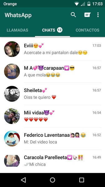 Chats De Whatsapp De Novios Chat De Novios Y Amigos