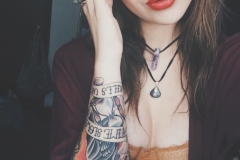 Chicas Con Tatuajes Nuevo Tatuajes Bonitas  con respecto tigres frases Tatuajes De La Santa Muerte Significado Y Su Historia | Belagoria